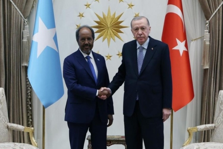 Cumhurbaşkanı Erdoğan, Somali Cumhurbaşkanı Mahmud'u ağırladı