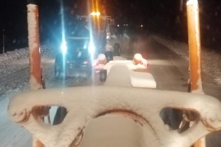 Antalya-Konya karayolunda kar yağışı başladı
