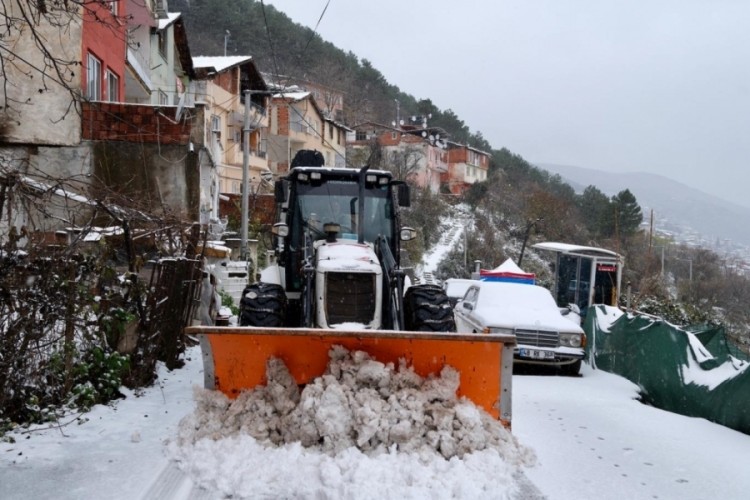 Yıldırım'da 'kar' teyakkuzu