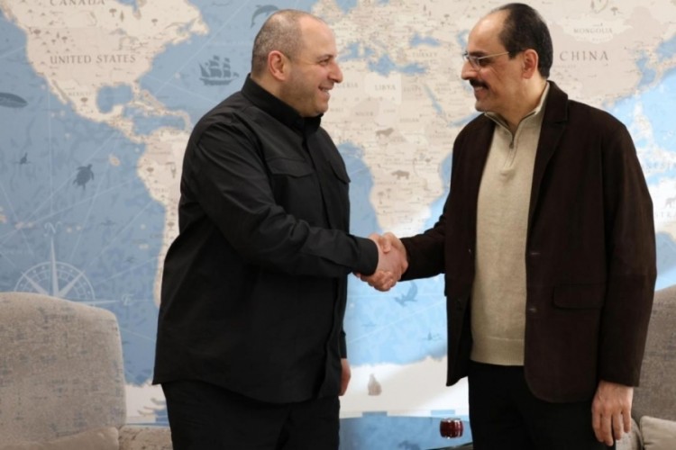 MİT Başkanı Kalın, Ukrayna Ulusal G&uuml;venlik ve Savunma Konseyi Sekreteri Umerov ile g&ouml;r&uuml;şt&uuml;