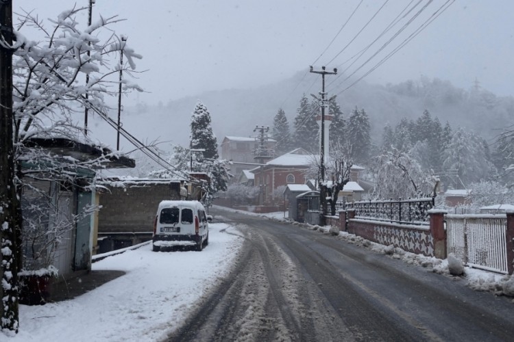 Giresun'da 7 il&ccedil;ede eğitime kar engeli