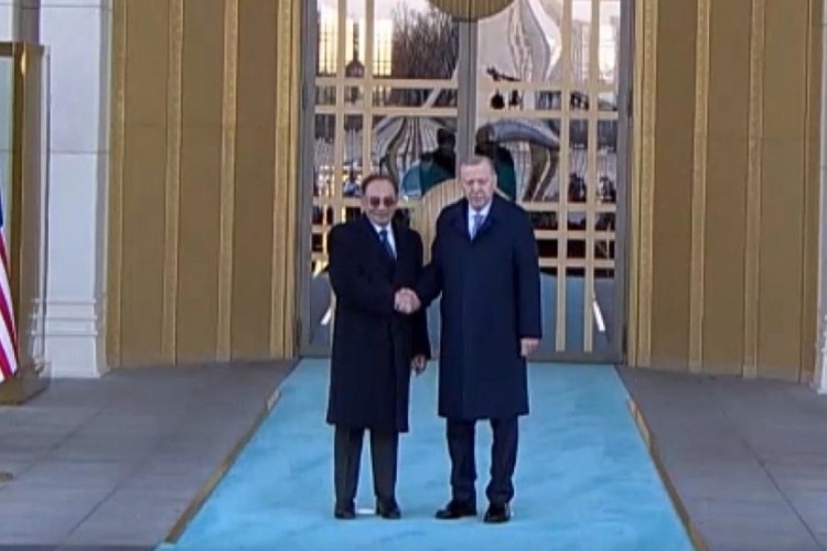 Cumhurbaşkanı Erdoğan, Malezya Başbakanı Enver İbrahim'i ağırladı
