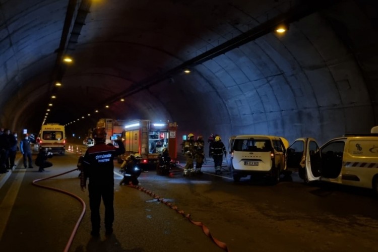 Bursa ge&ccedil;işinde kritik tatbikat! T&uuml;nel kapatıldı