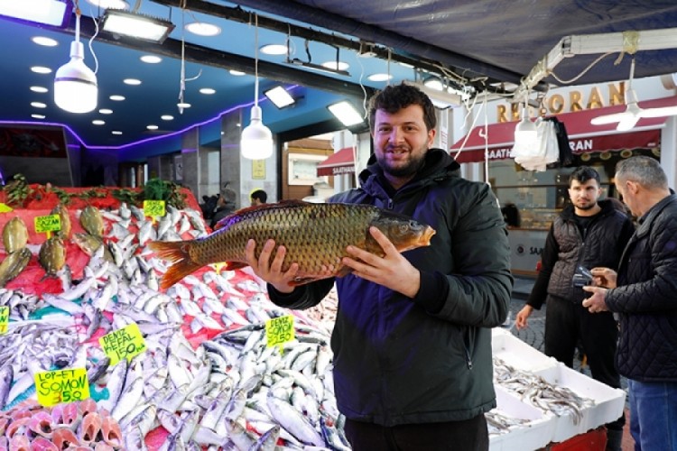 Havalar bozuldu, balıklar tezgahları doldu taştı!