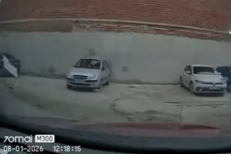Otoparkta yaşanan facianın g&ouml;r&uuml;nt&uuml;leri ortaya &ccedil;ıktı