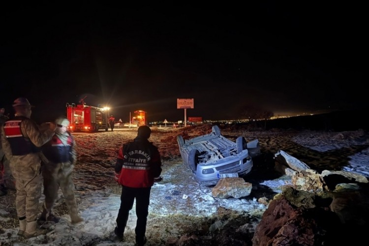 Otomobil takla attı, sürücü ağır yaralandı