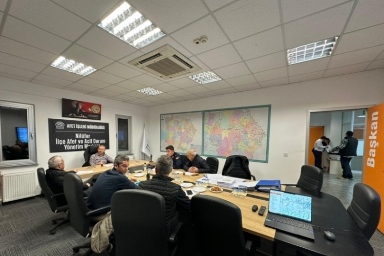 Bursa Nil&uuml;fer'de afetlere karşı hazırlık tatbikatı