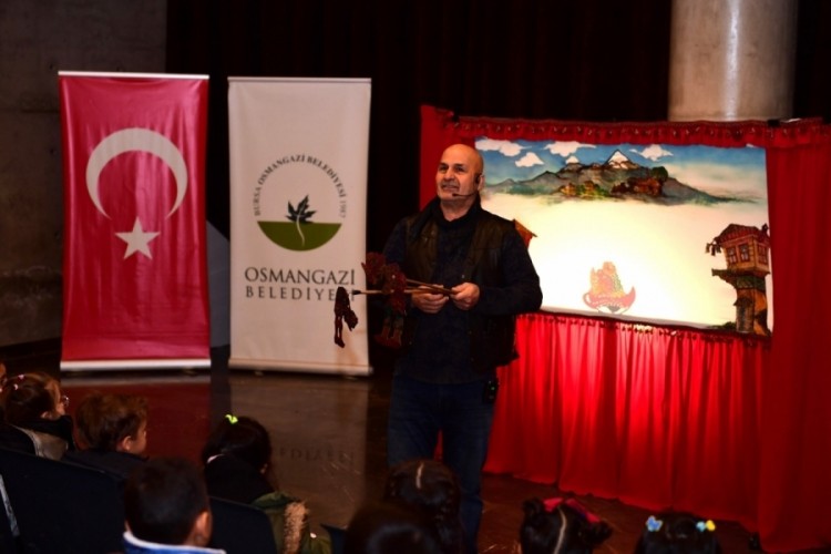 Geleneksel karag&ouml;z oyunu Osmangazi'de &ccedil;ocuklarla hayat buldu