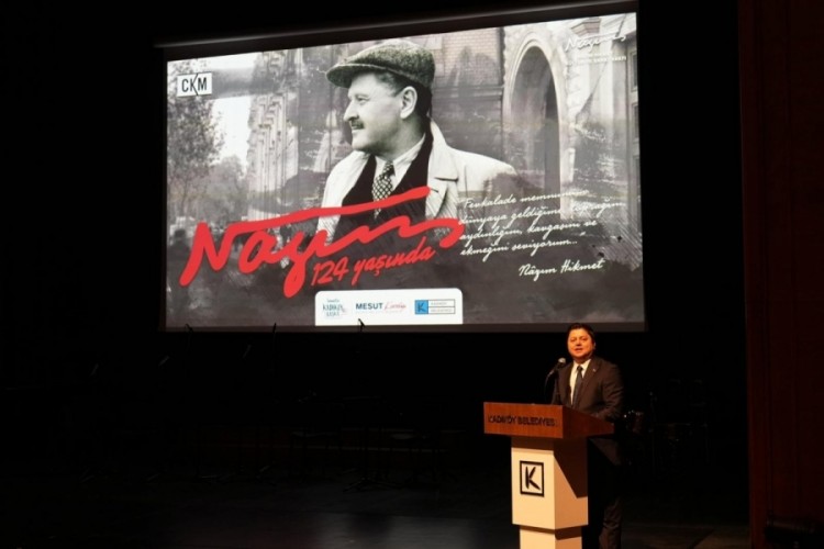 Nazım Hikmet doğumunun 124. yılında Kadık&ouml;y'de anıldı