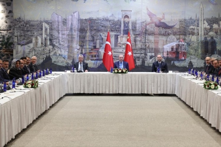 Cumhurbaşkanı Erdoğan M&Uuml;SİAD heyetini kabul etti