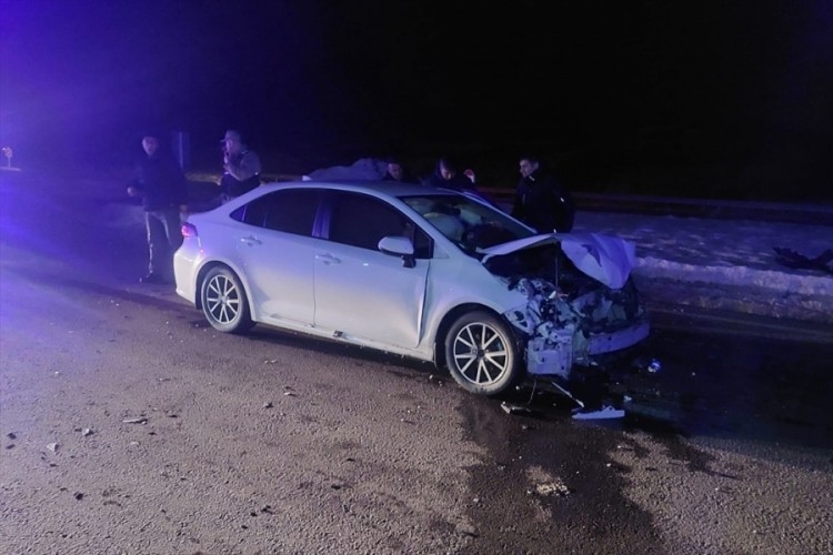 Bing&ouml;l'de domuz s&uuml;r&uuml;s&uuml;ne &ccedil;arpan otomobildeki 3 kişi yaralandı