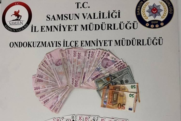 Samsun'da kumar denetimi: 5 kişiye işlem