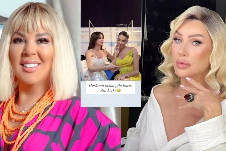 Demet Şener ve Özge Ulusoy'dan Seda-Safiye "bacı" taklidi