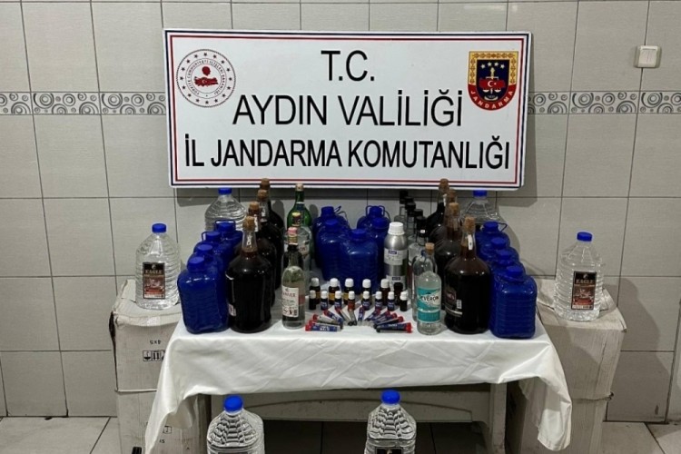 Aydın'da sahte içki operasyonu: 1 gözaltı
