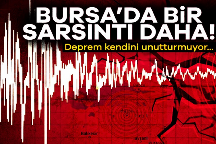 Bölge beşik gibi! Bursa yine sallandı...