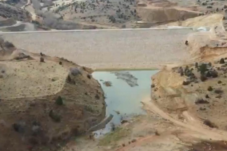 Konya Sel&ccedil;uklu Tepekent Barajı'nda su tutuldu