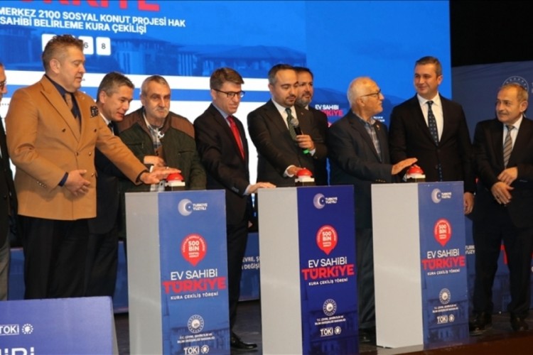 Amasya'da yapılacak konutların kurası &ccedil;ekildi
