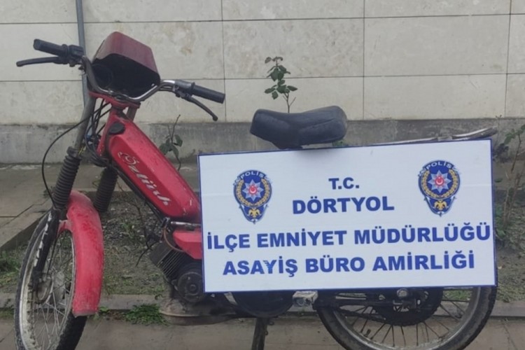 D&ouml;rtyol'da motosiklet hırsızlığı: 1 kişi tutuklandı