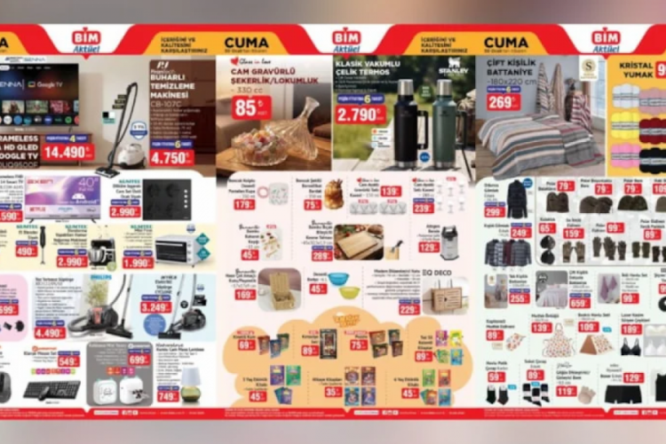 BİM'e buharlı temizleme makinesi geliyor! Ne mikrop, ne...