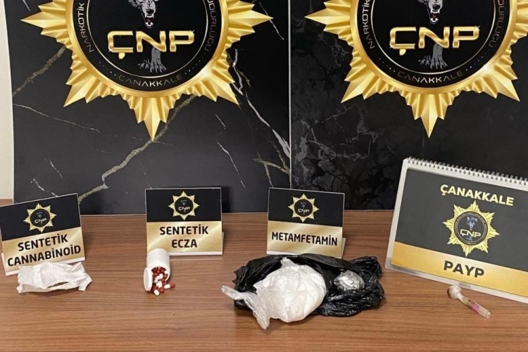 &Ccedil;anakkale'de uyuşturucu operasyonlarına 5 tutuklama