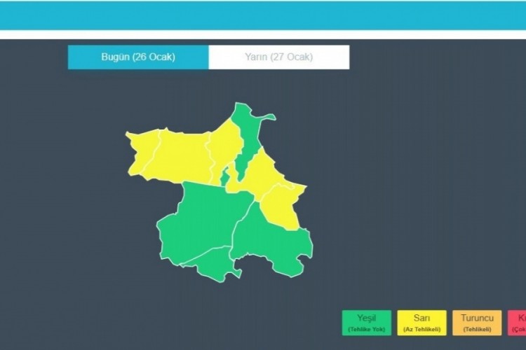 Fırtına alarmı: 5 ilçe için sarı kodlu uyarı