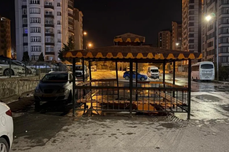 Şoke eden manzara! R&uuml;zgar kamelyayı u&ccedil;urdu