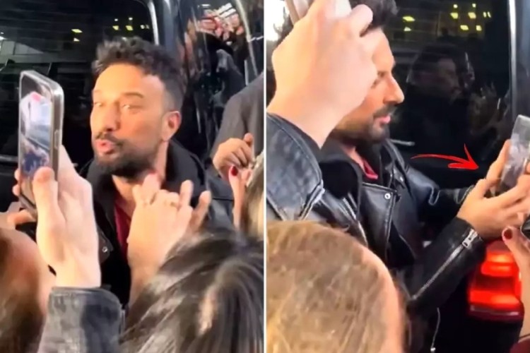 Tarkan'ın hayranıyla "Bana teyze de" diyaloğu gülümset...