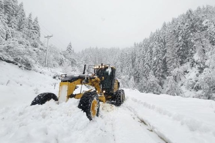 Yoğun kar nedeniyle 3 ilde 320 yol ulaşıma kapandı