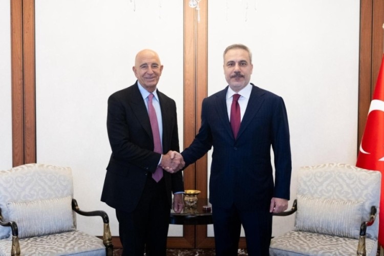 Bakan Fidan, ABD B&uuml;y&uuml;kel&ccedil;isi Barrack'ı kabul etti