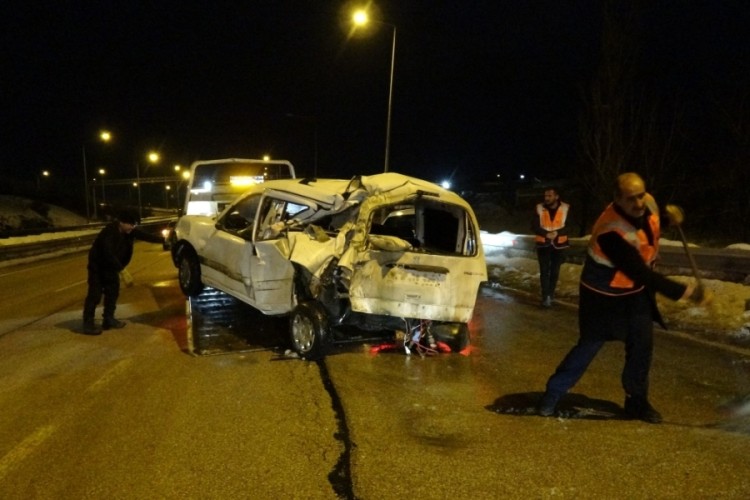 Erzurum'da trafik kazası