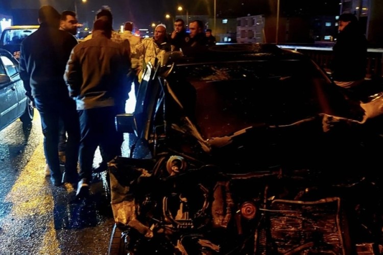 Samsun'da 8 ara&ccedil;lık zincirleme kaza