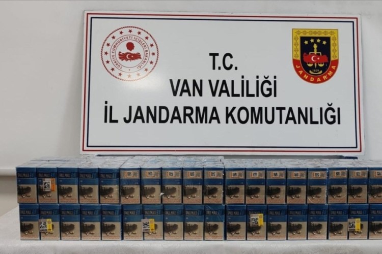 Van'da 720 paket g&uuml;mr&uuml;k ka&ccedil;ağı sigara ele ge&ccedil;irildi