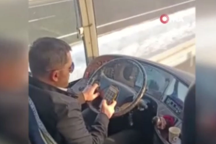Zincirleme kazadan &ouml;nce skandal g&ouml;r&uuml;nt&uuml;ler ortaya &ccedil;ıktı!