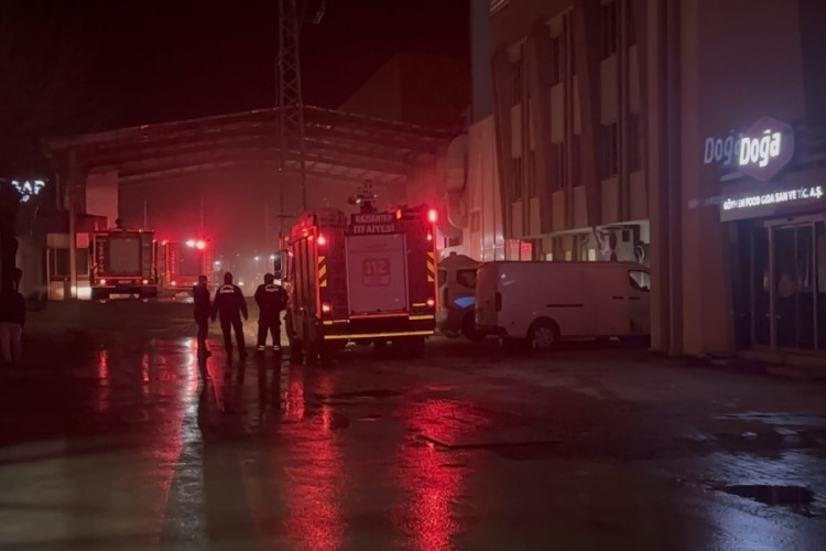 Makarna fabrikasında yangın çıktı! 