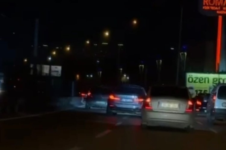 Bursa trafiğinde tehlikeli anlar!