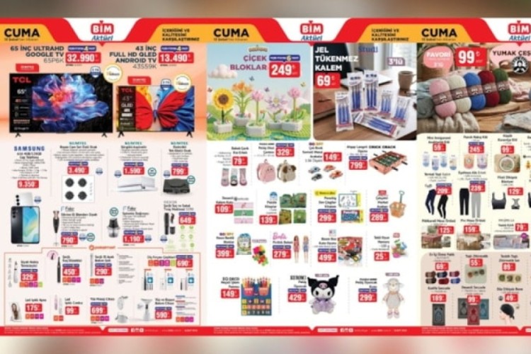 BİM'e bakım ürünleri geliyor... BİM 13 Şubat Aktüel Katalog