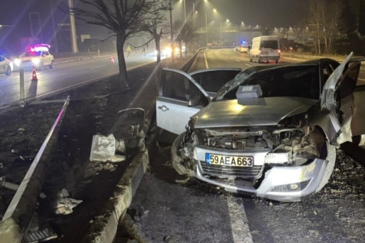 Tekirdağ'da trafik kazası: 3 yaralı