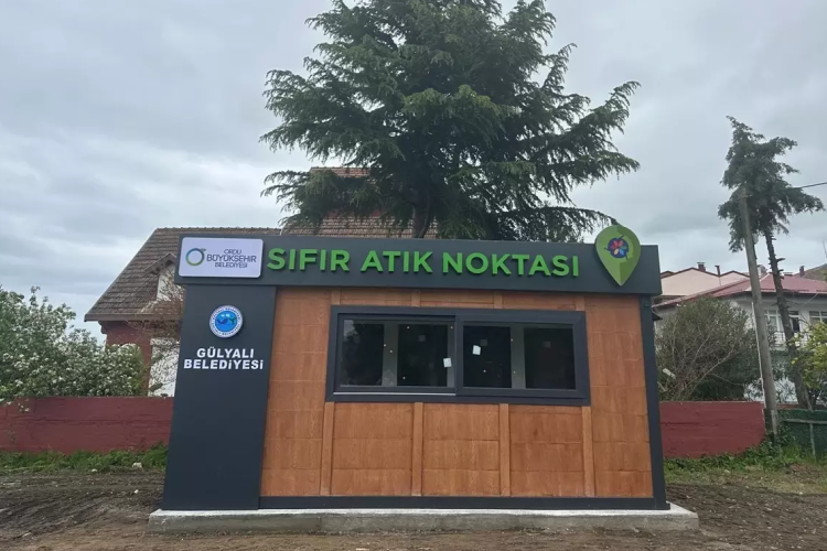 Ordu'da sıfır atık noktaları kuruldu
