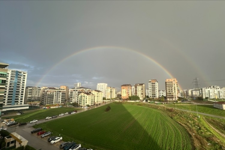 Bursa'da görenler gözlerini alamadı! Büyüleyen manzara... 