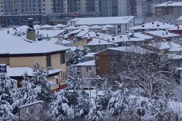 Kar Erzurum'u esir aldı! Y&uuml;zlerce mahalle yolu kapandı