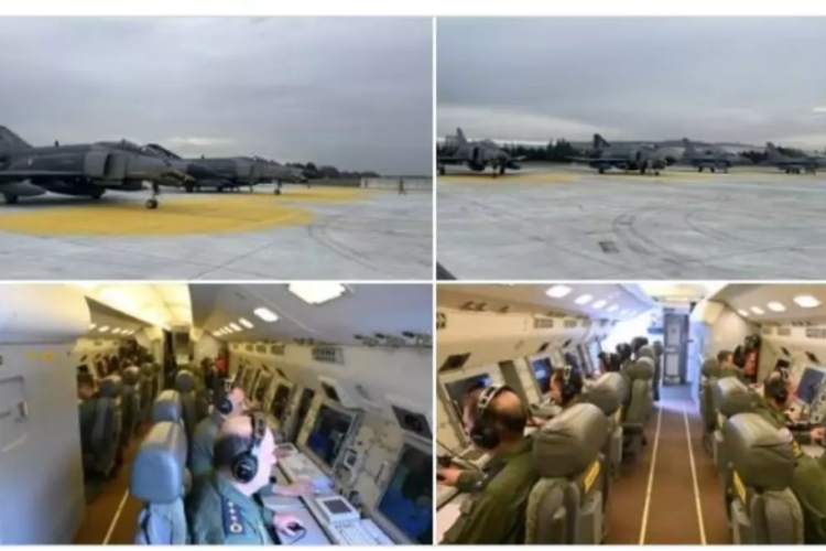 T&uuml;rk Hava Kuvvetleri'nden Kıbrıs Adası'nda eğitim u&ccedil;uşu