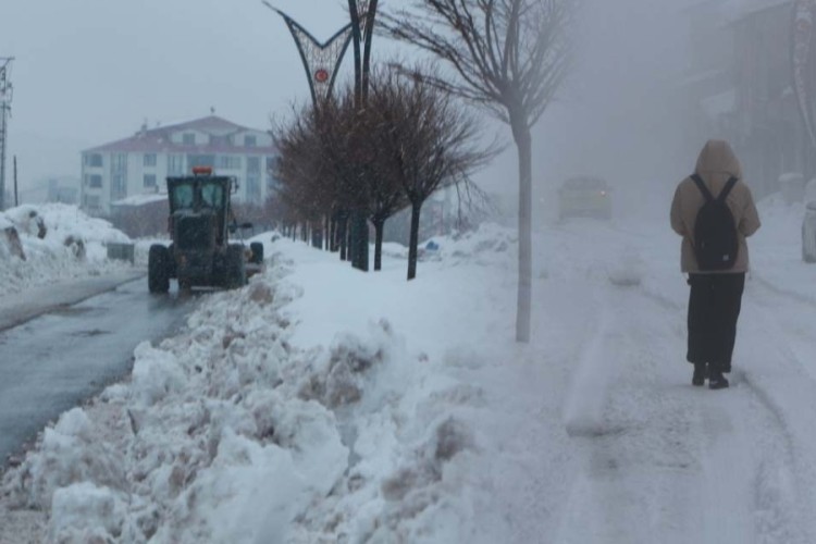 Bir ilçede eğitime kar engeli! 