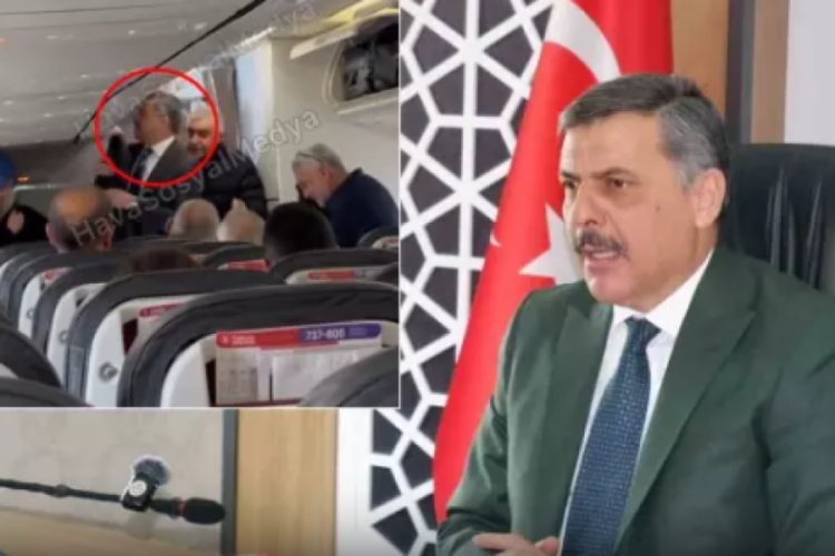 Yeni İçişleri Bakanı Mustafa Çiftçi, Erzurum'dan Ankara'ya tarifeli uçakla geldi!