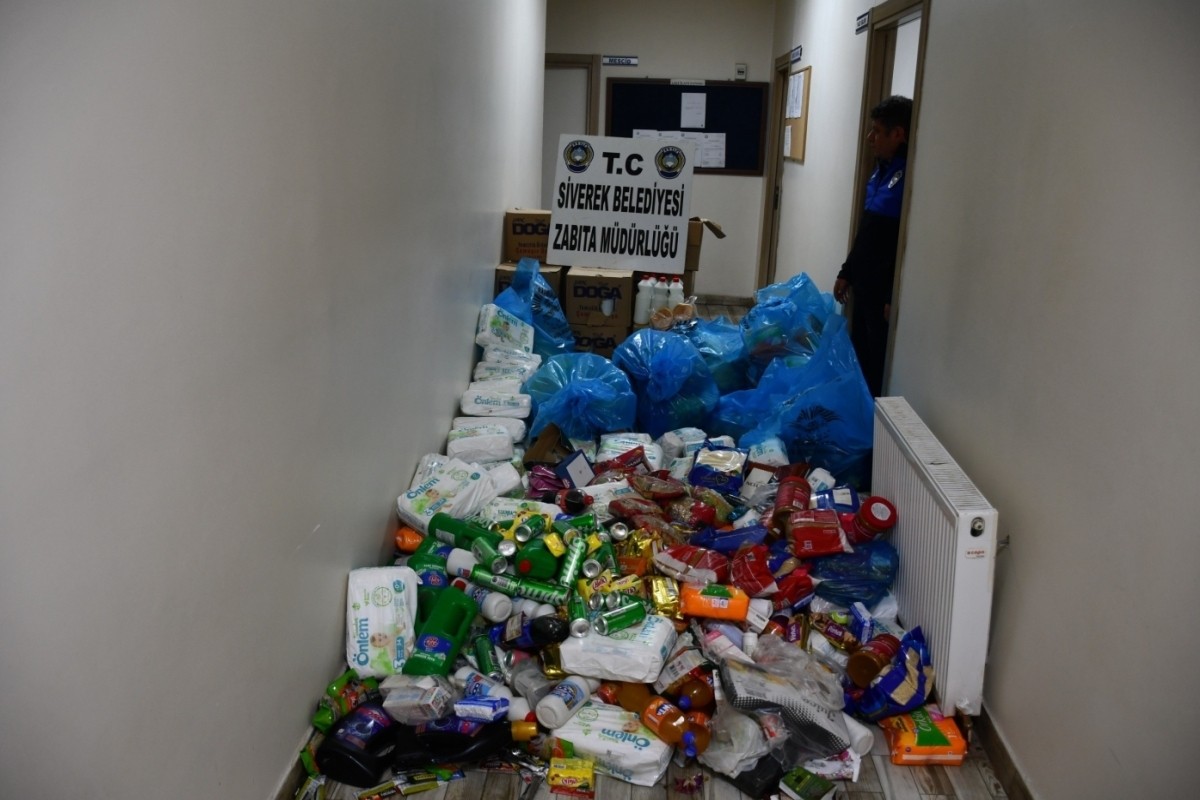 5 ton bozuk ürün imha edildi