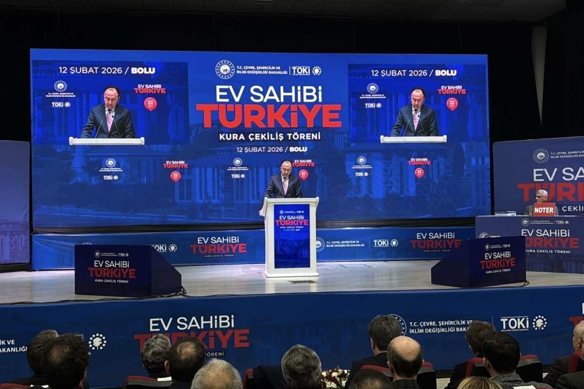 Bolu'da bin 950 sosyal konutun hak sahipleri kurayla belirlendi