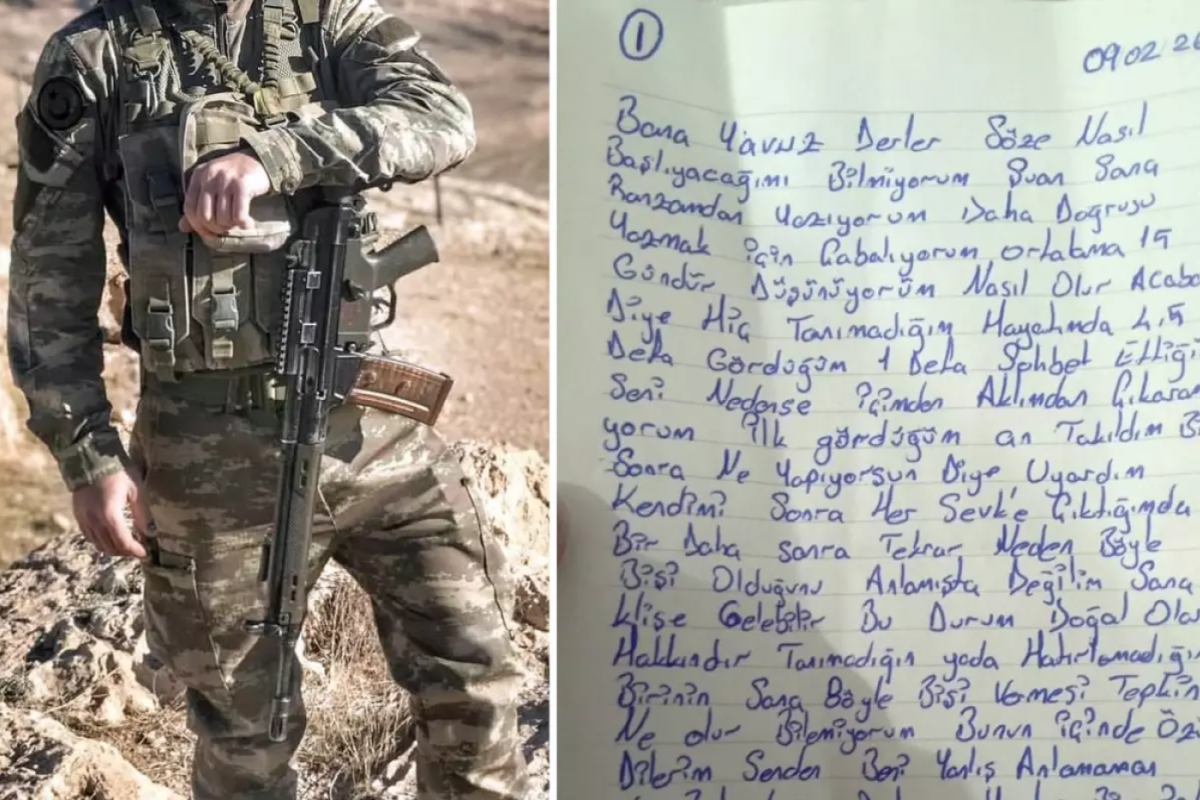 Zincir markette çalışan genç kız, kendisine aşık olan askerin mektubunu paylaştı!