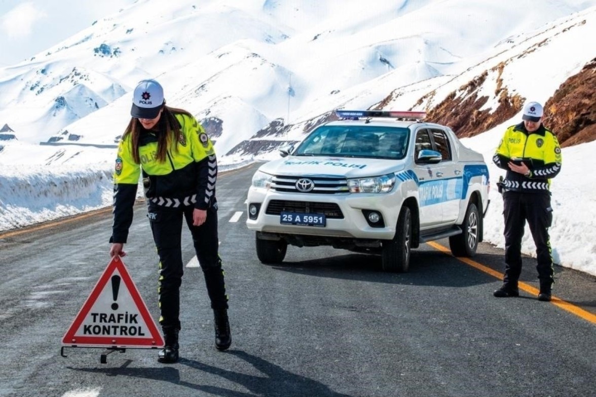 Erzurum kent merkezinde bir ayda 91 trafik kazası