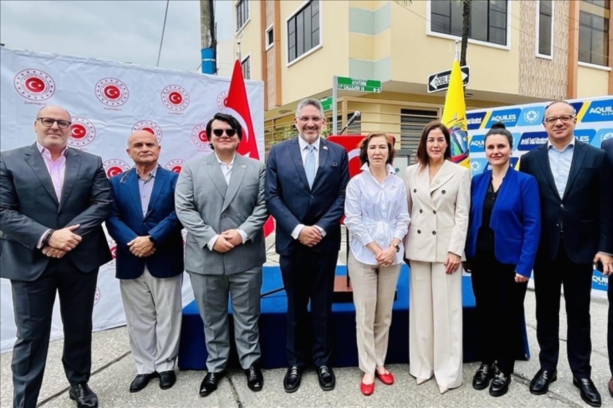 Ekvador'un Guayaquil kentinde Atatürk Sokağı'nın açılışı yapıldı