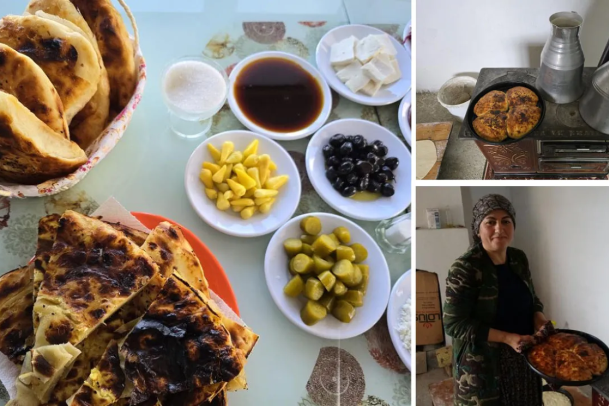 Kış aylarının vazge&ccedil;ilmezi, asırlık lezzet! Un, s&uuml;t, su, tuz ve maya ile yapılıyor...