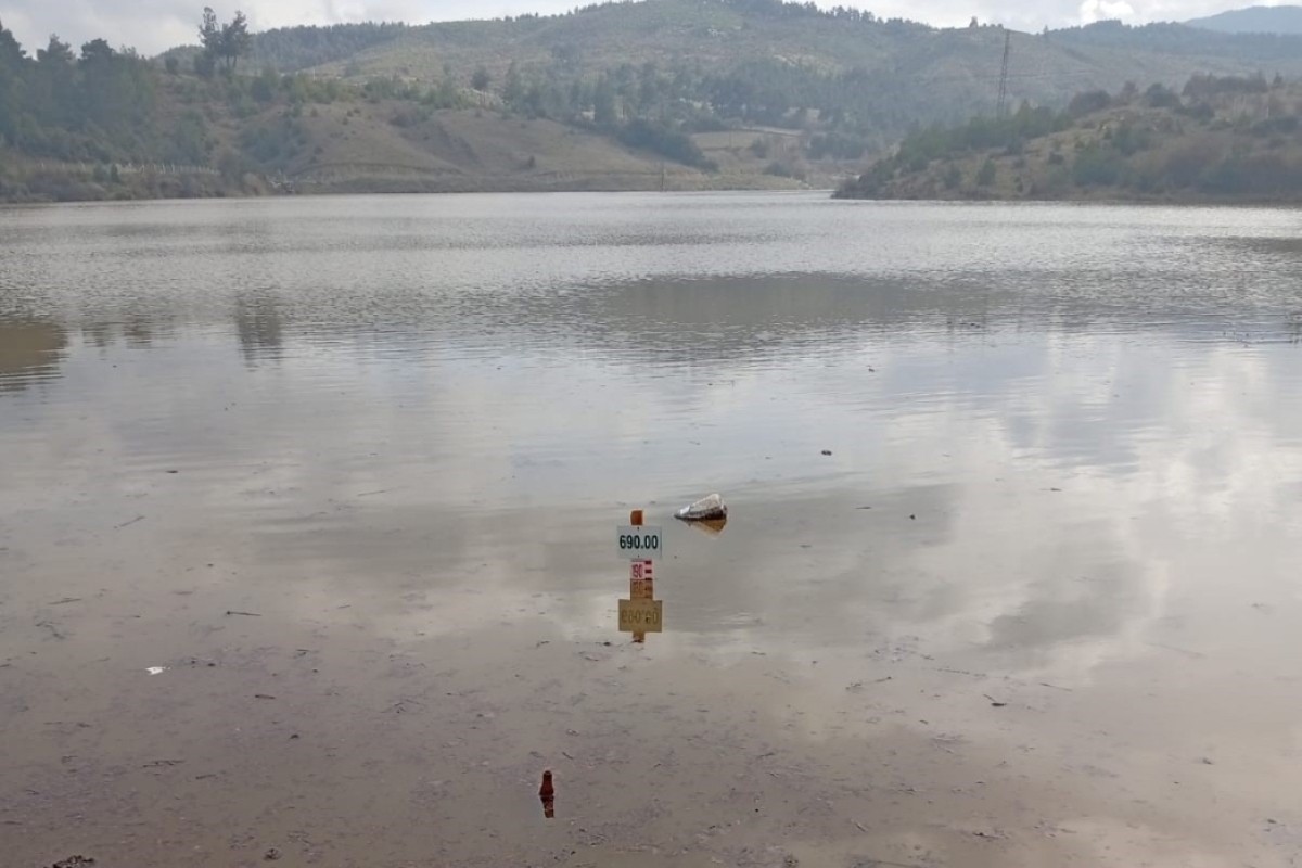 Göletler son yağışlarla doldu